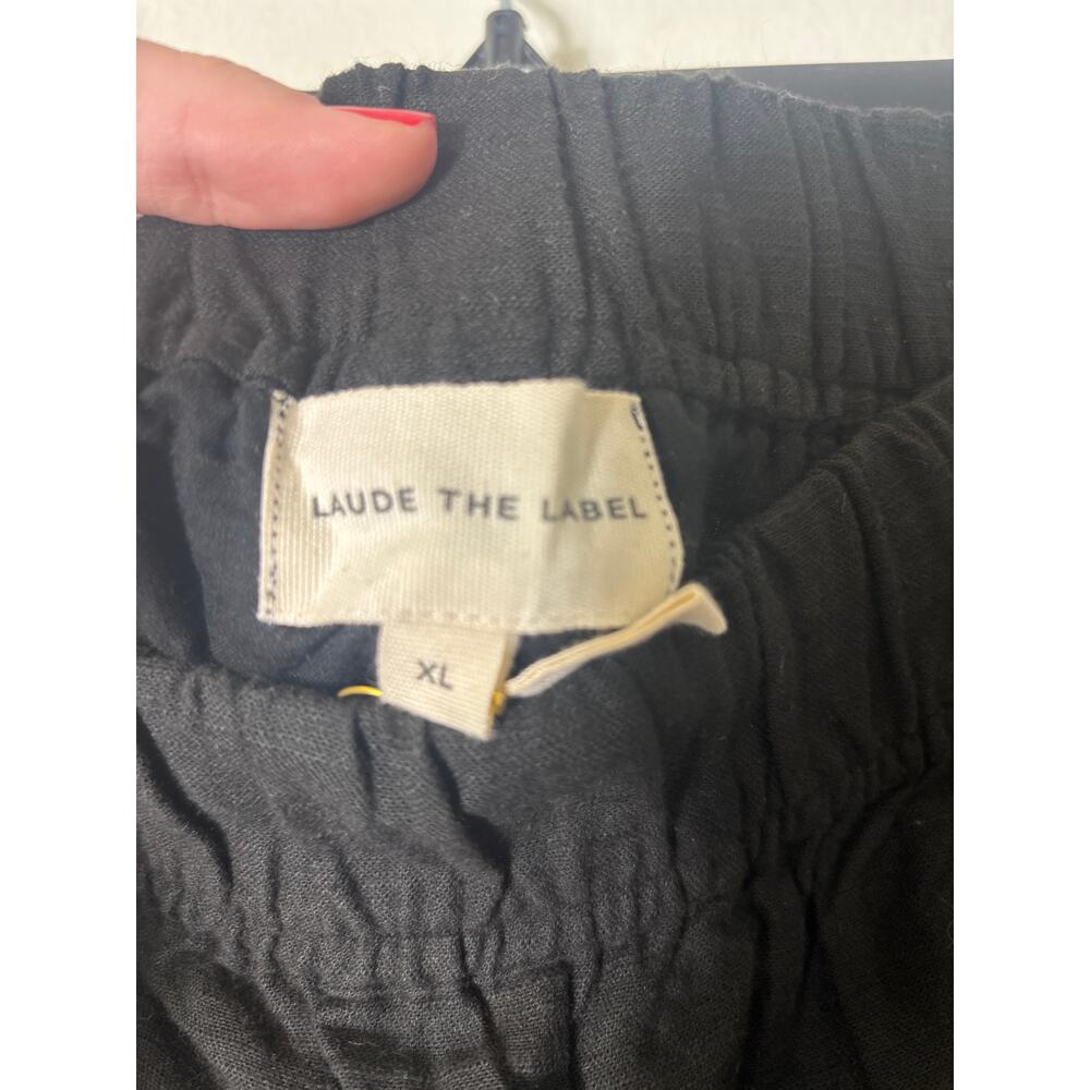 NWT Laude The Label Cropped Loose Everyday Fit Pants Sz XL - Picture 2 of 4